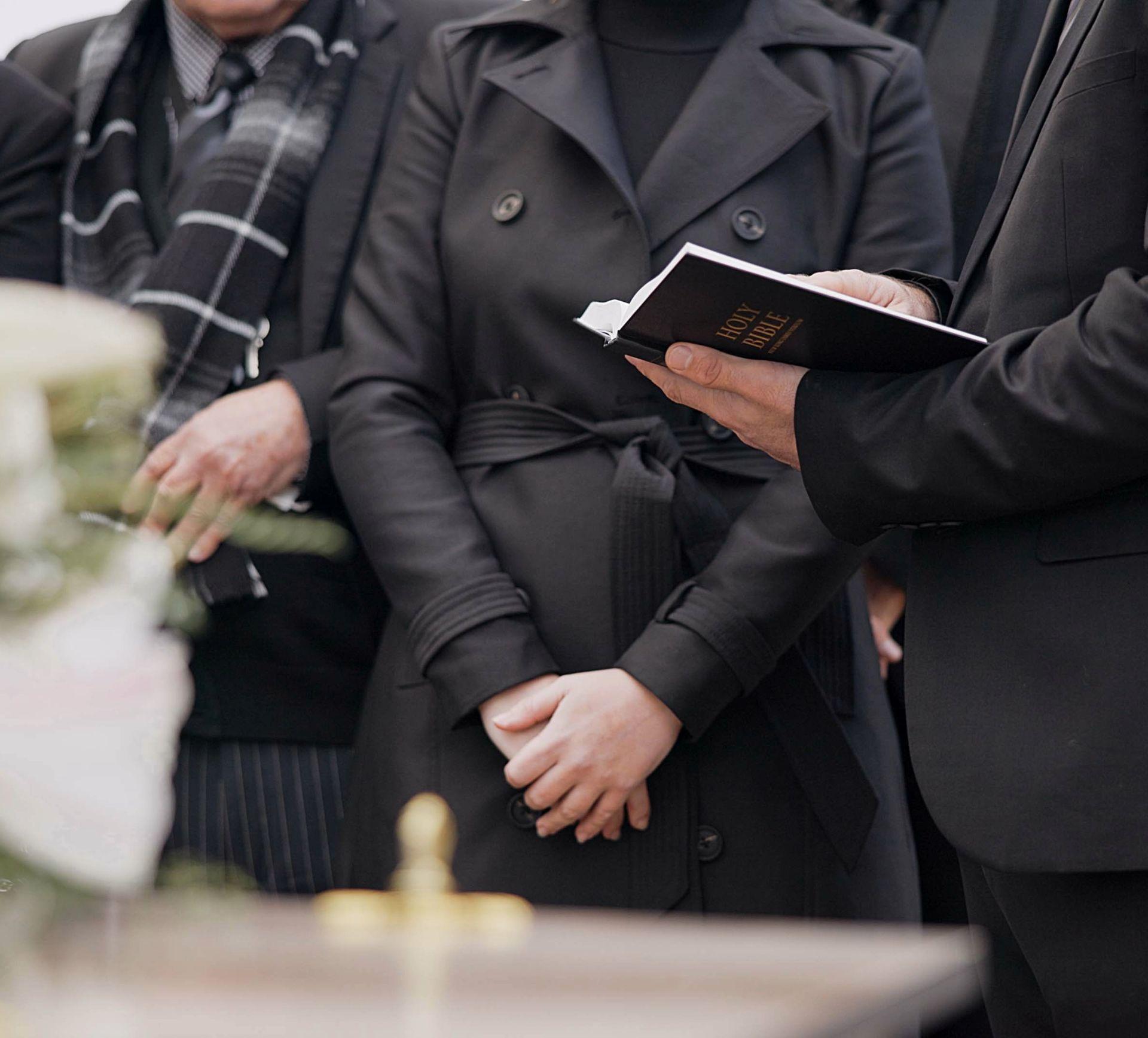 At Funerals & Celebration of Life Services